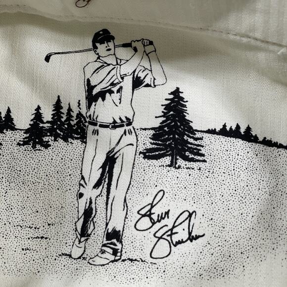 VTG‎ Steve Stricker Golf Pant Men 38x32 Beige Tee Pocket Chino Straight Pleated - Picture 12 of 16